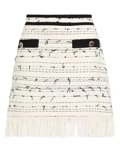 Liu •jo Woman Mini Skirt Cream Size 2 Cotton In White