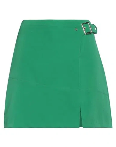 Liu •jo Woman Mini Skirt Green Size 8 Polyester, Elastane