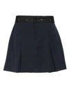 Liu •jo Woman Mini Skirt Midnight Blue Size 10 Polyester, Viscose, Elastane In Blue