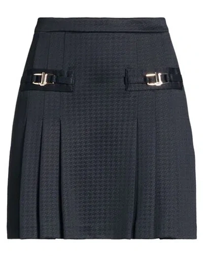 Liu •jo Woman Mini Skirt Midnight Blue Size 2 Polyamide, Elastane