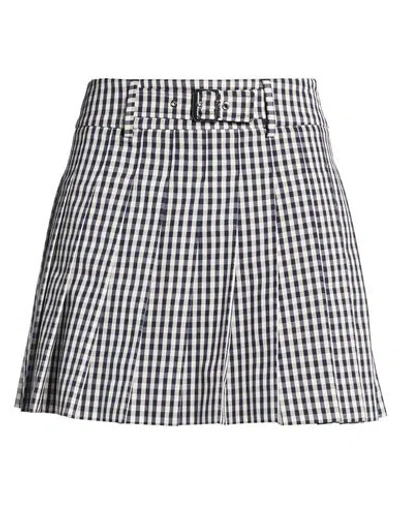Liu •jo Woman Mini Skirt Navy Size 4 Polyester, Viscose, Elastane In Multi