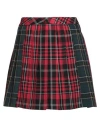 Liu •jo Woman Mini Skirt Red Size 8 Polyester, Viscose, Elastane