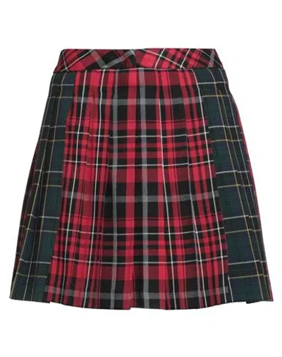 Liu •jo Woman Mini Skirt Red Size 8 Polyester, Viscose, Elastane
