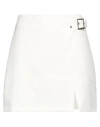 Liu •jo Woman Mini Skirt White Size 8 Polyester, Elastane