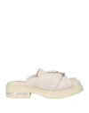 Liu •jo Woman Mules & Clogs Off White Size 7 Soft Leather In Off White