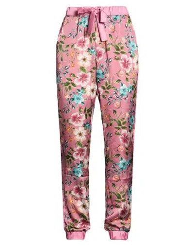 Liu •jo Woman Pants Antique Rose Size M Polyester In Pink
