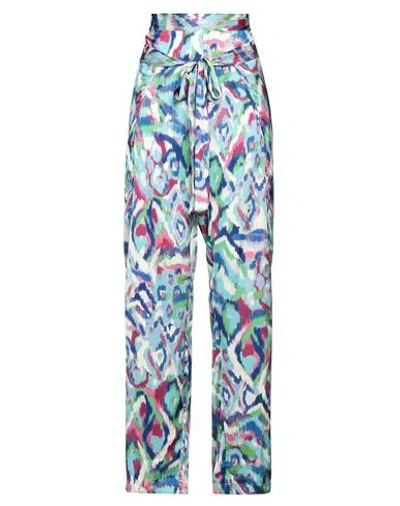 Liu •jo Woman Pants Azure Size 10 Polyester In Multi