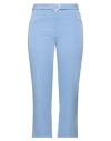 Liu •jo Woman Pants Azure Size 6 Polyester, Elastane In Blue