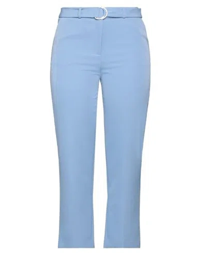 Liu •jo Woman Pants Azure Size 6 Polyester, Elastane In Blue
