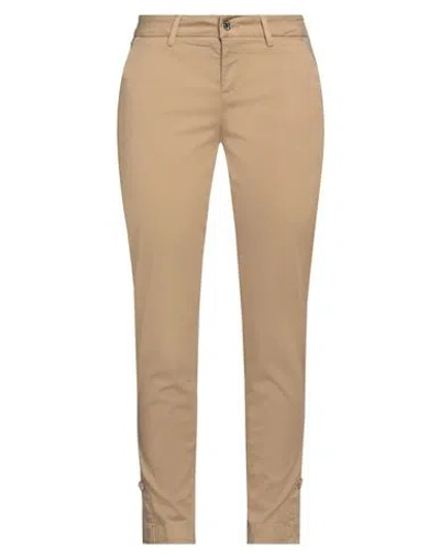 Liu •jo Woman Pants Beige Size 24 Cotton, Elastane
