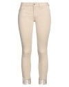 Liu •jo Woman Pants Beige Size 24w-28l Cotton, Elastane