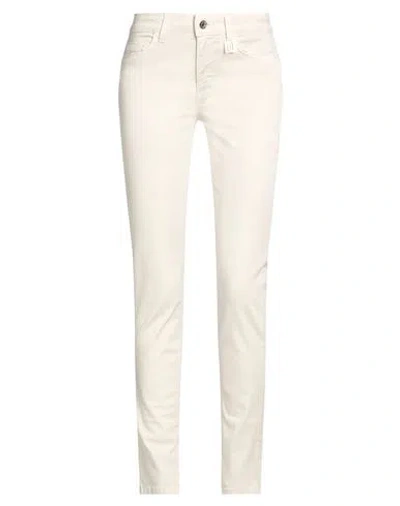 Liu •jo Woman Pants Beige Size 24w-30l Cotton, Elastane In Neutral