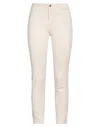 Liu •jo Woman Pants Beige Size 26 Cotton, Elastane