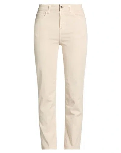 Liu •jo Woman Pants Beige Size 26 Cotton, Polyester, Elastane In Neutral