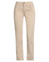 Liu •jo Woman Pants Beige Size 25w-28l Cotton, Polyester, Elastane In Neutral