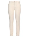Liu •jo Cropped Pants In Beige