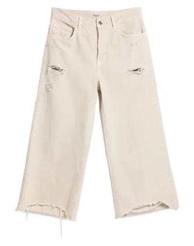 Liu •jo Woman Pants Beige Size 26 Cotton