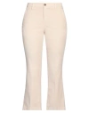 Liu •jo Woman Pants Beige Size 32 Cotton, Elastane