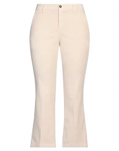 Liu •jo Woman Pants Beige Size 32 Cotton, Elastane