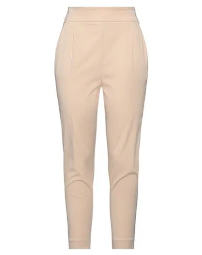 Liu •jo Woman Pants Beige Size 4 Viscose, Cotton, Elastane