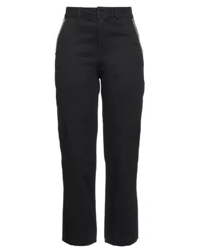 Liu •jo Woman Pants Black Size 10 Cotton, Elastane