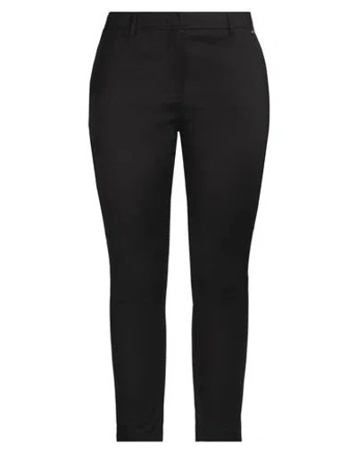 Liu •jo Woman Pants Black Size 10 Cotton, Polyamide, Elastane