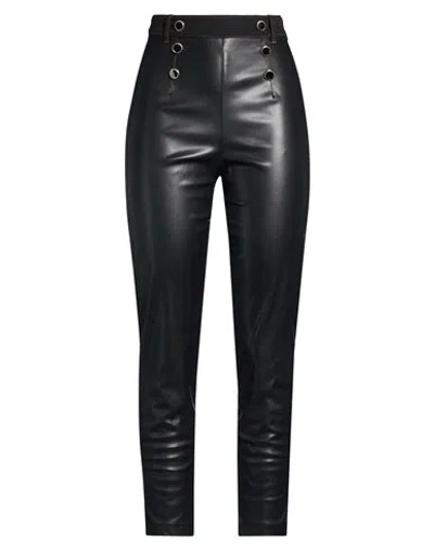 Liu •jo Woman Pants Black Size 10 Polyester, Cotton, Elastane
