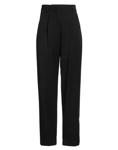Liu •jo Woman Pants Black Size 10 Polyester, Viscose, Elastane