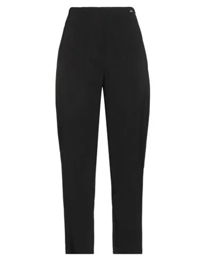 Liu •jo Woman Pants Black Size 12 Polyester, Elastane