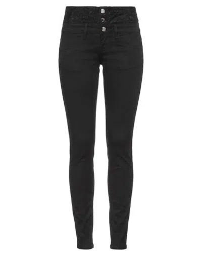 Liu •jo Woman Pants Black Size 25 Cotton, Elastane, Polyester