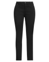 Liu •jo Woman Pants Black Size 26 Cotton, Elastane