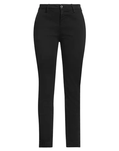 Liu •jo Woman Pants Black Size 26 Cotton, Elastane
