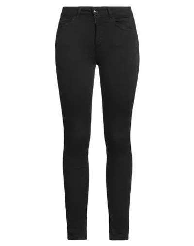 Liu •jo Woman Pants Black Size 26w-30l Cotton, Elastane