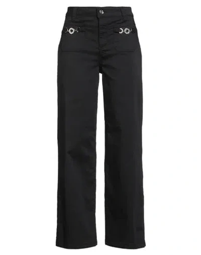 Liu •jo Woman Pants Black Size 29 Cotton, Polyester, Elastane