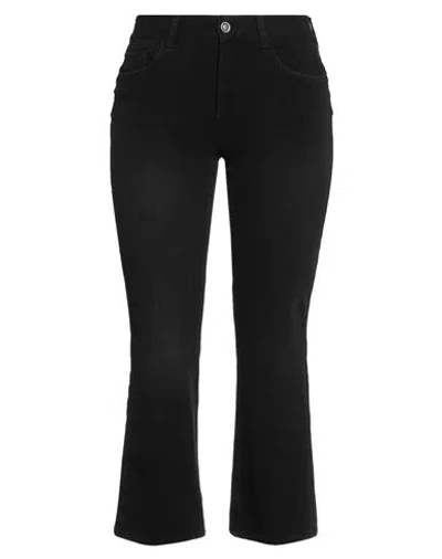 Liu •jo Woman Pants Black Size 30 Cotton, Elastane, Elastomultiester, Polyester