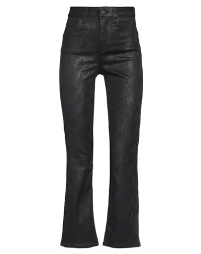 Liu •jo Woman Pants Black Size 28 Cotton, Polyester, Elastane