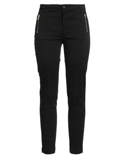 Liu •jo Woman Pants Black Size 32 Cotton, Elastane