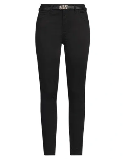 Liu •jo Woman Pants Black Size 32 Cotton, Polyester, Elastane