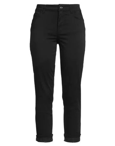 Liu •jo Woman Pants Black Size 33w-28l Cotton, Polyester, Elastane