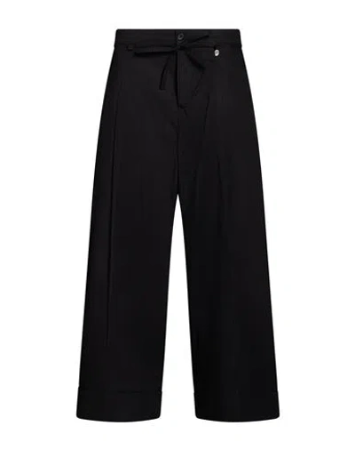 Liu •jo Woman Pants Black Size 4 Cotton