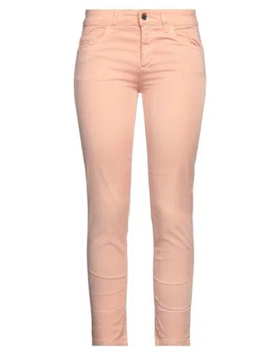 Liu •jo Woman Pants Blush Size 25w-28l Cotton, Elastane In Pink