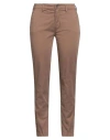 Liu •jo Woman Pants Brown Size 26 Cotton, Elastane In Brown