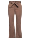 Liu •jo Woman Pants Brown Size 31 Cotton, Elastane