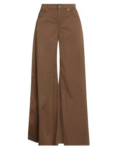 Liu •jo Woman Pants Brown Size 31 Polyester, Polyamide