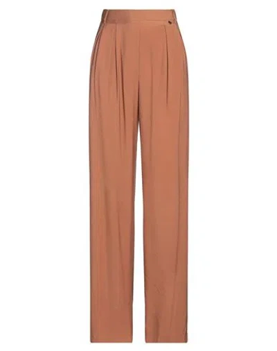 Liu •jo Pants Liu Jo Woman Color Biscuit In Brown