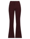 Liu •jo Woman Pants Burgundy Size 32 Cotton, Elastane In Red