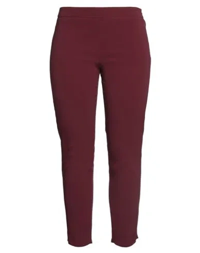 Liu •jo Woman Pants Burgundy Size 6 Viscose, Elastane In Red
