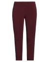 Liu •jo Woman Pants Burgundy Size 6 Viscose, Elastane In Red
