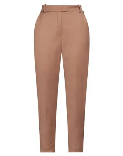 Liu •jo Woman Pants Camel Size 10 Polyester, Viscose, Elastane In Brown