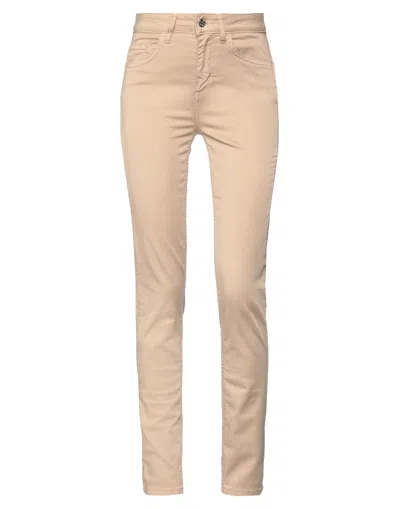 LIU •JO LIU •JO WOMAN PANTS CAMEL SIZE 25W-30L COTTON, ELASTANE